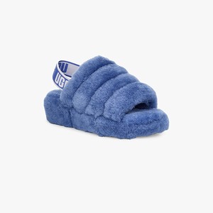 Ugg Fluff Yeah Women Slippers Blue (2734XSKZL)